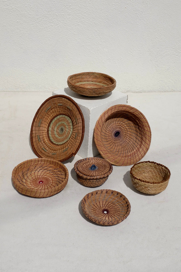 Borrowed Basketry Pine Needle Basket / Medium Bowl