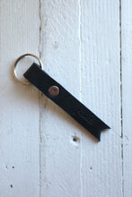 Loper & Haas Keychain / Black with Silver