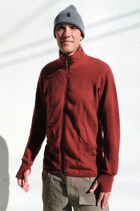 Woolpower Full Zip Jacket 400 / Rust Red