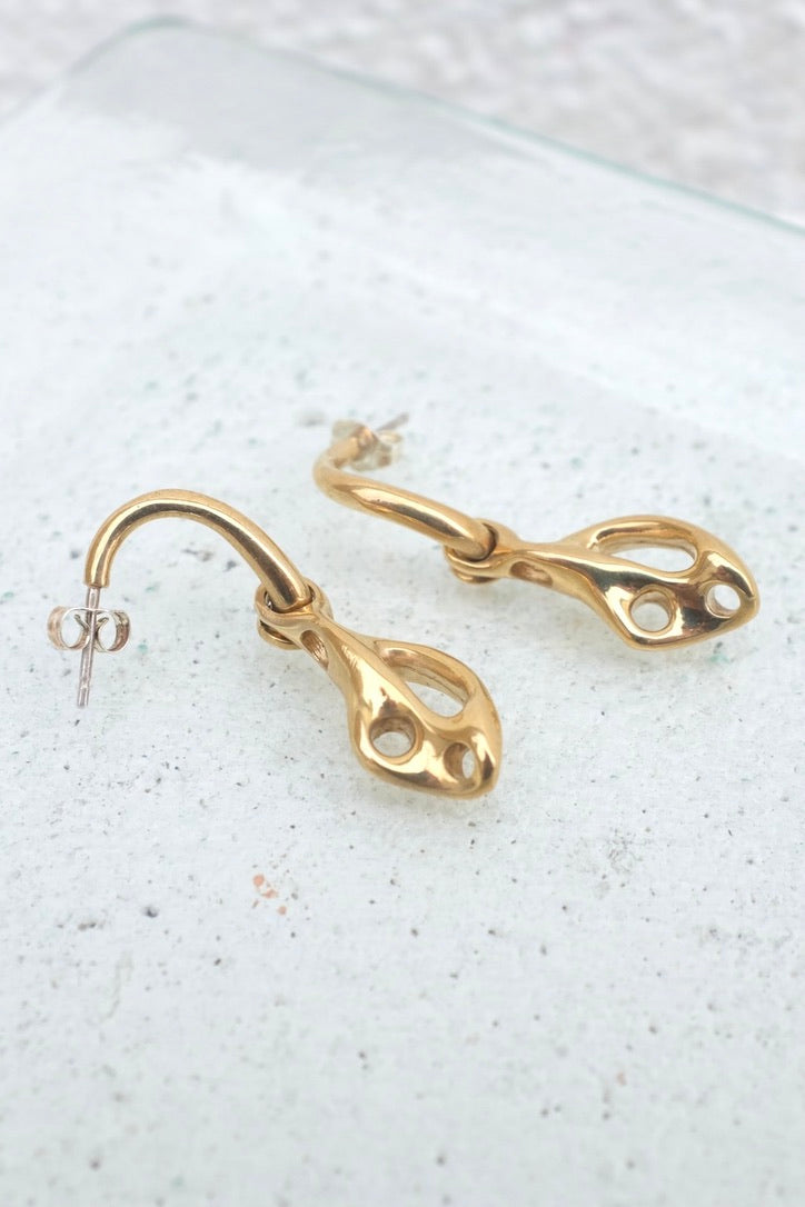 Quarry Ramon Earring / Brass