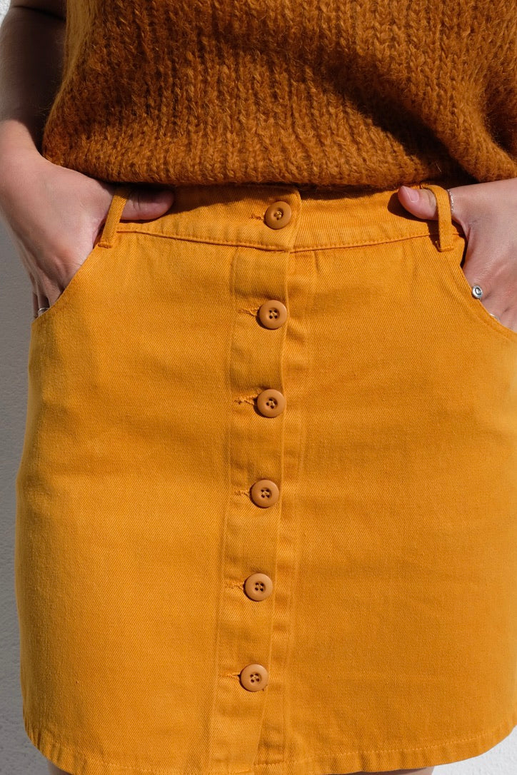 Jungmaven Vassar Skirt / Mango Mojito