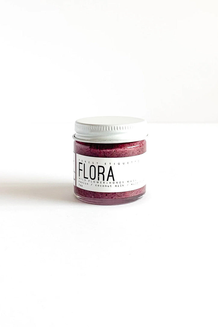 Forest Etiquette Flora Raw Honey Brightening Facial Mask and Polish