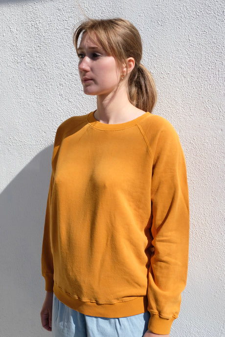 Jungmaven Bonfire Long Sleeve Raglan / Mango Mojito