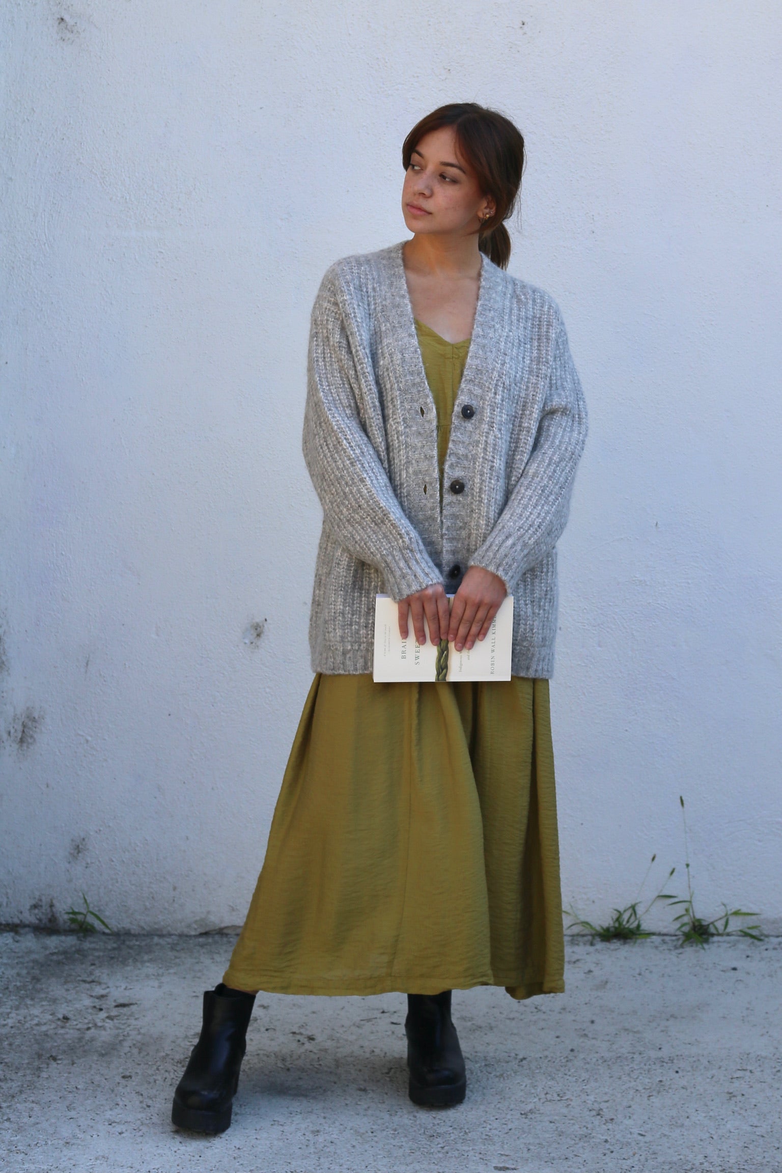 Bare Knitwear Harbour Cardi / Grey