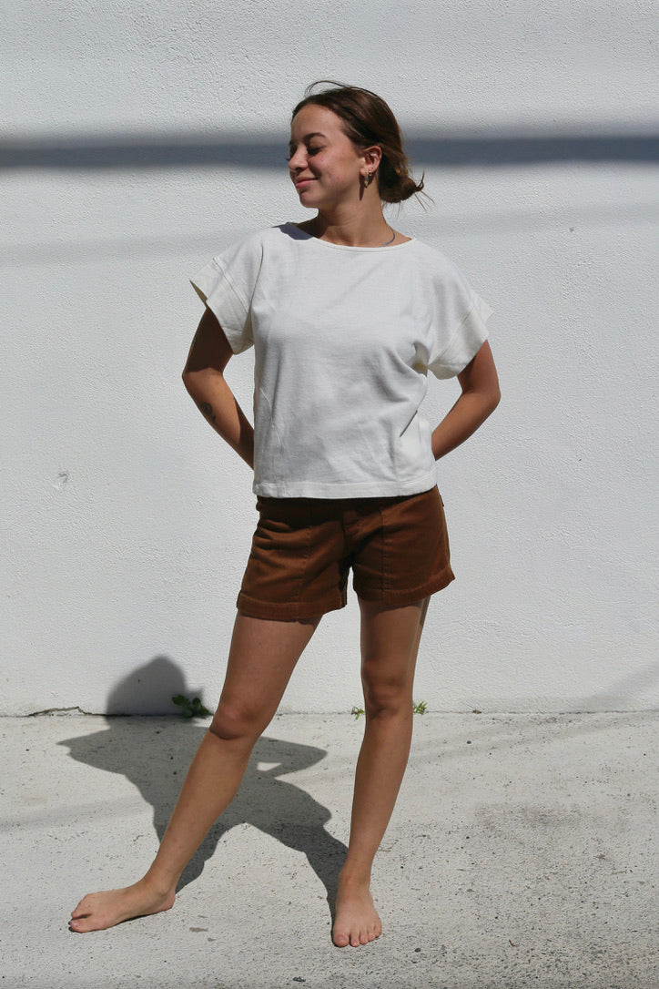 Jungmaven Taos Top / Washed White