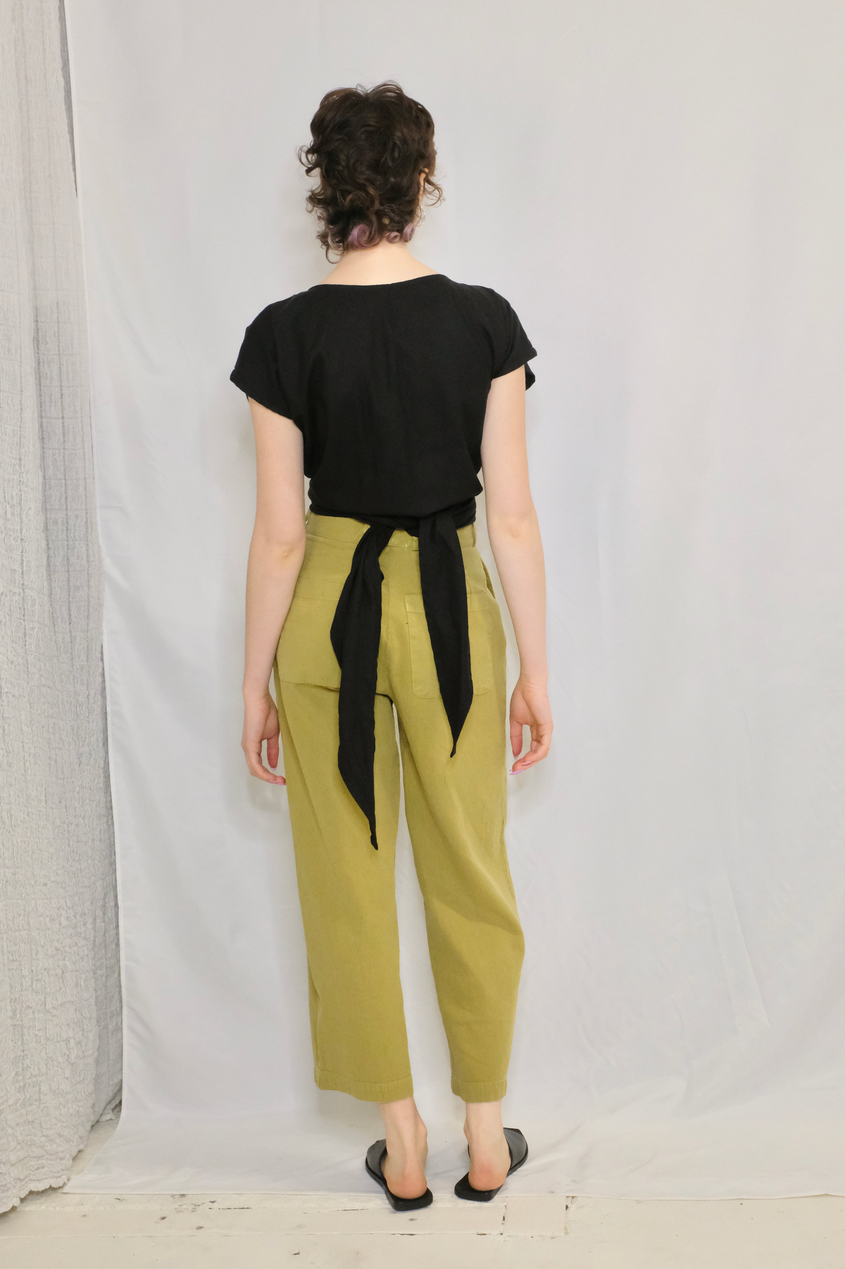 Miranda Bennett Hassinger Top Silk Noil / Black