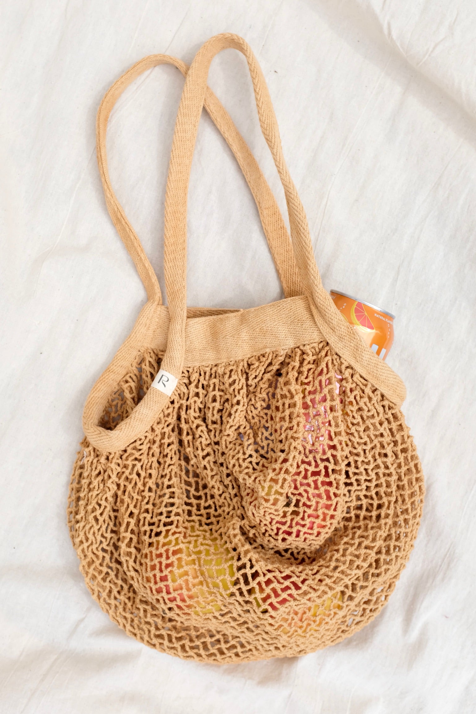 Organic Cotton Market Bag / Sycamore Leaves