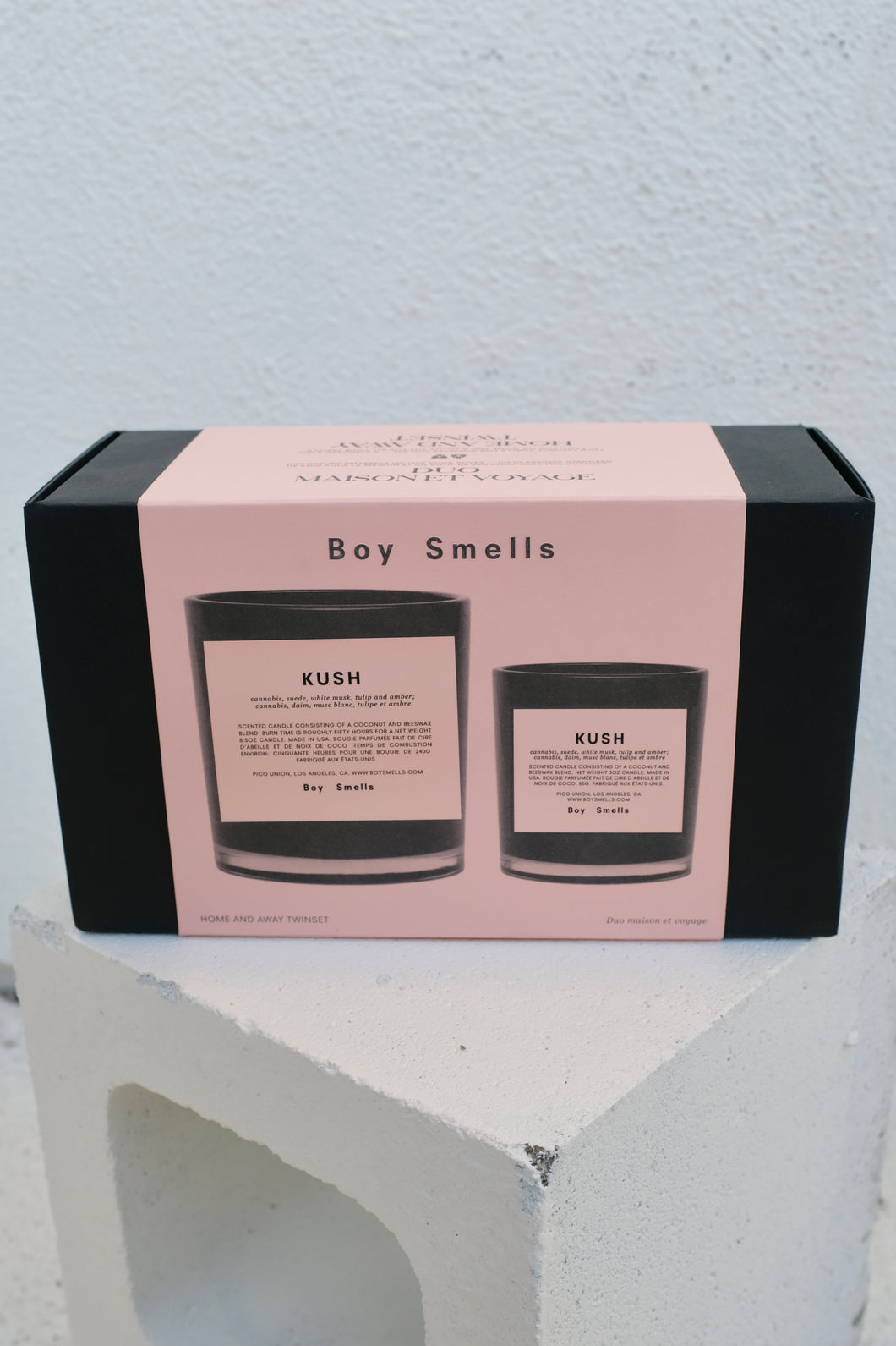 Boy Smells Home & Away Kush Candle Set
