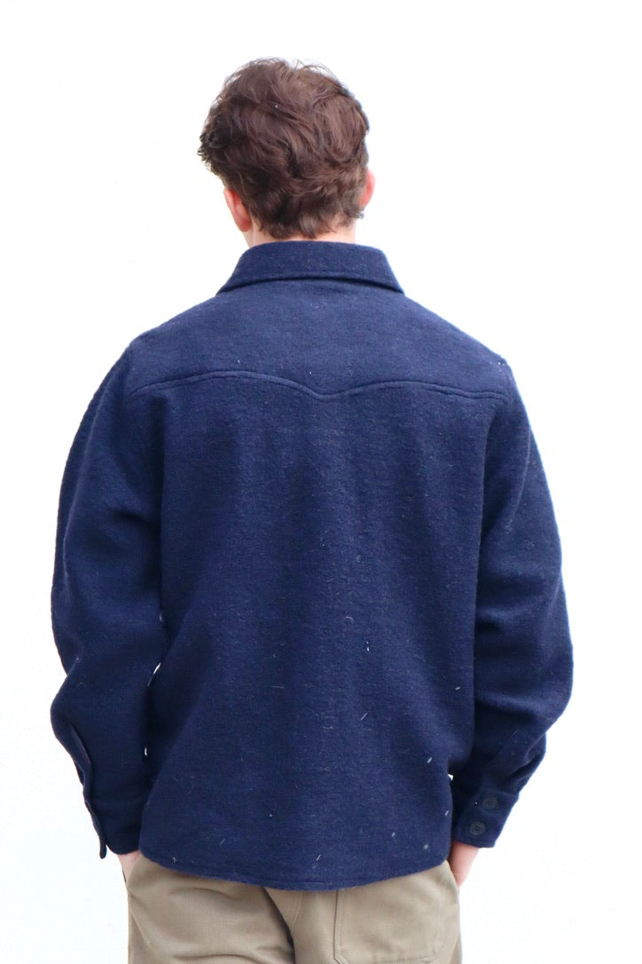 CPO Shirt Boiled Wool / Navy