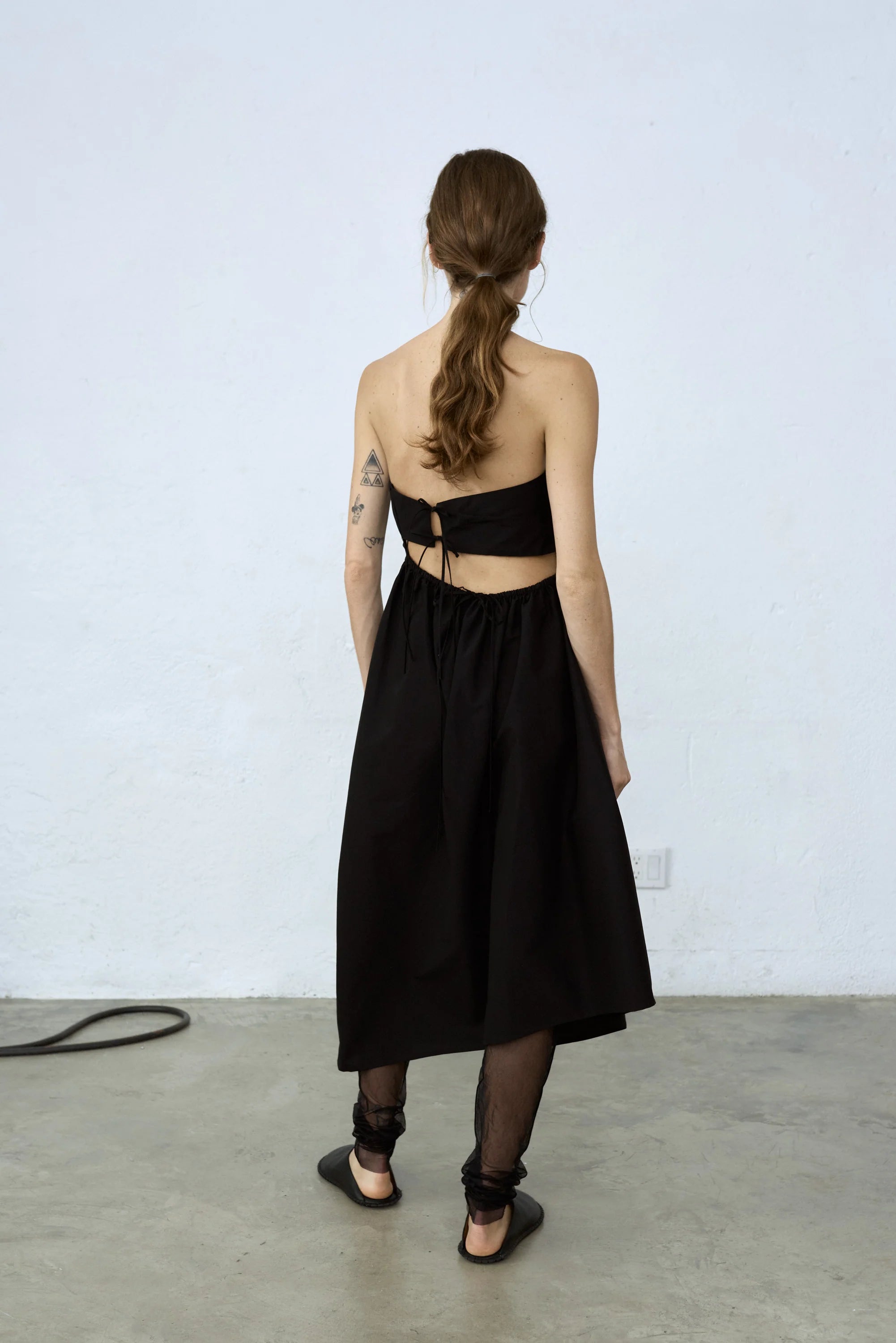 Cordera SS23 Strapless Dress / Black