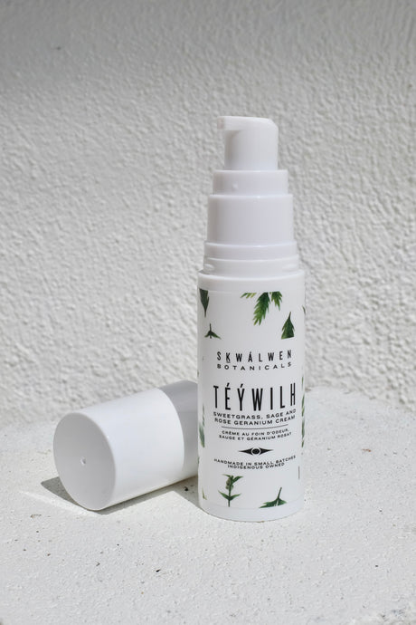 Sḵwálwen Téywilh Sweetgrass, Sage and Rose Geranium Cream