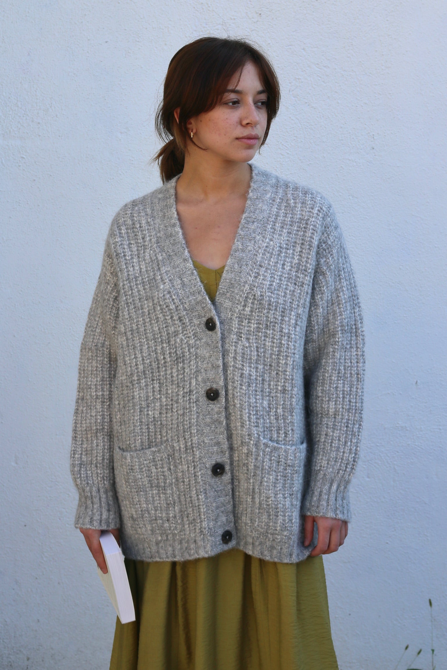 Bare Knitwear Harbour Cardi / Grey