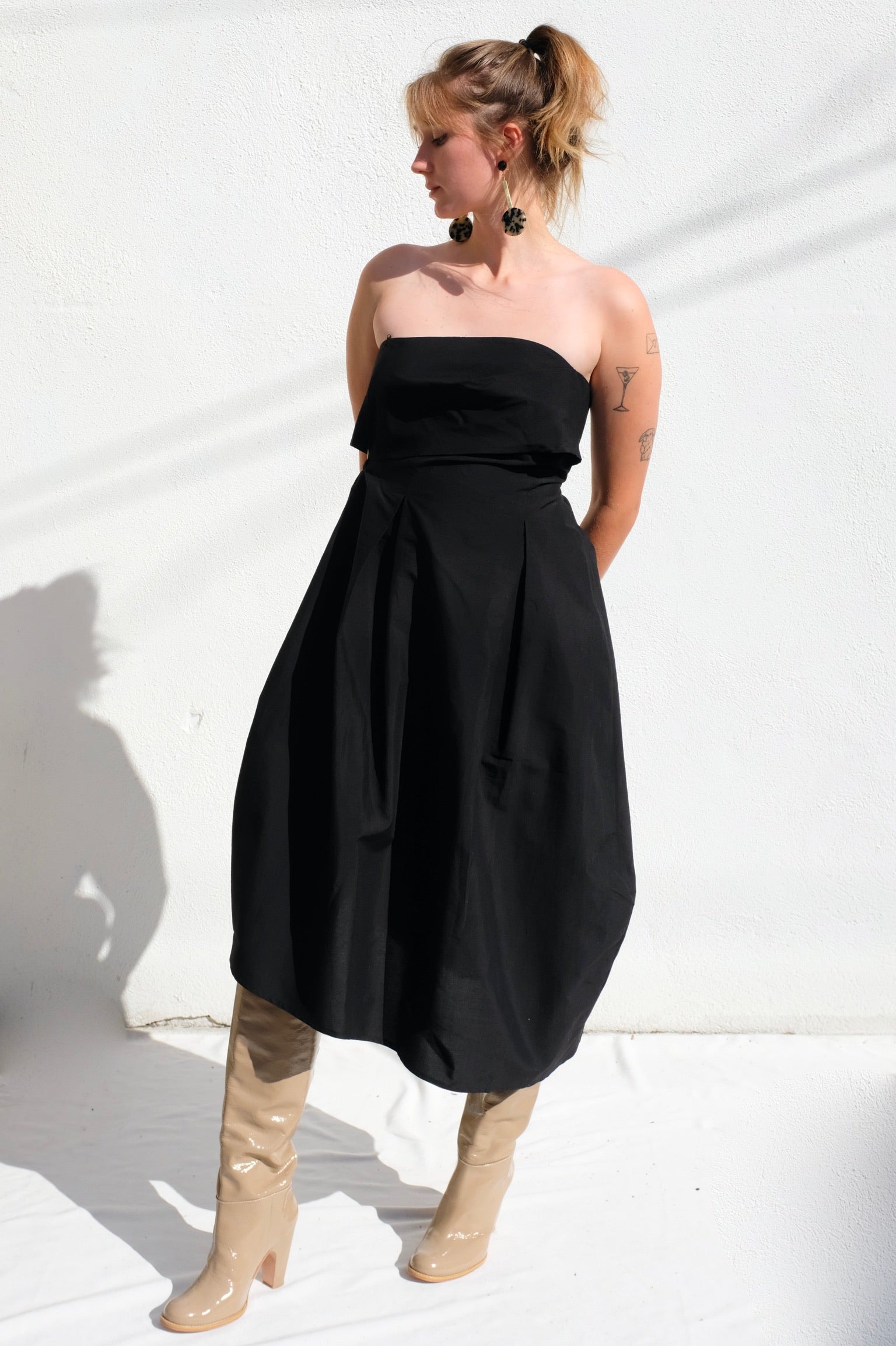 Cordera SS23 Strapless Dress / Black