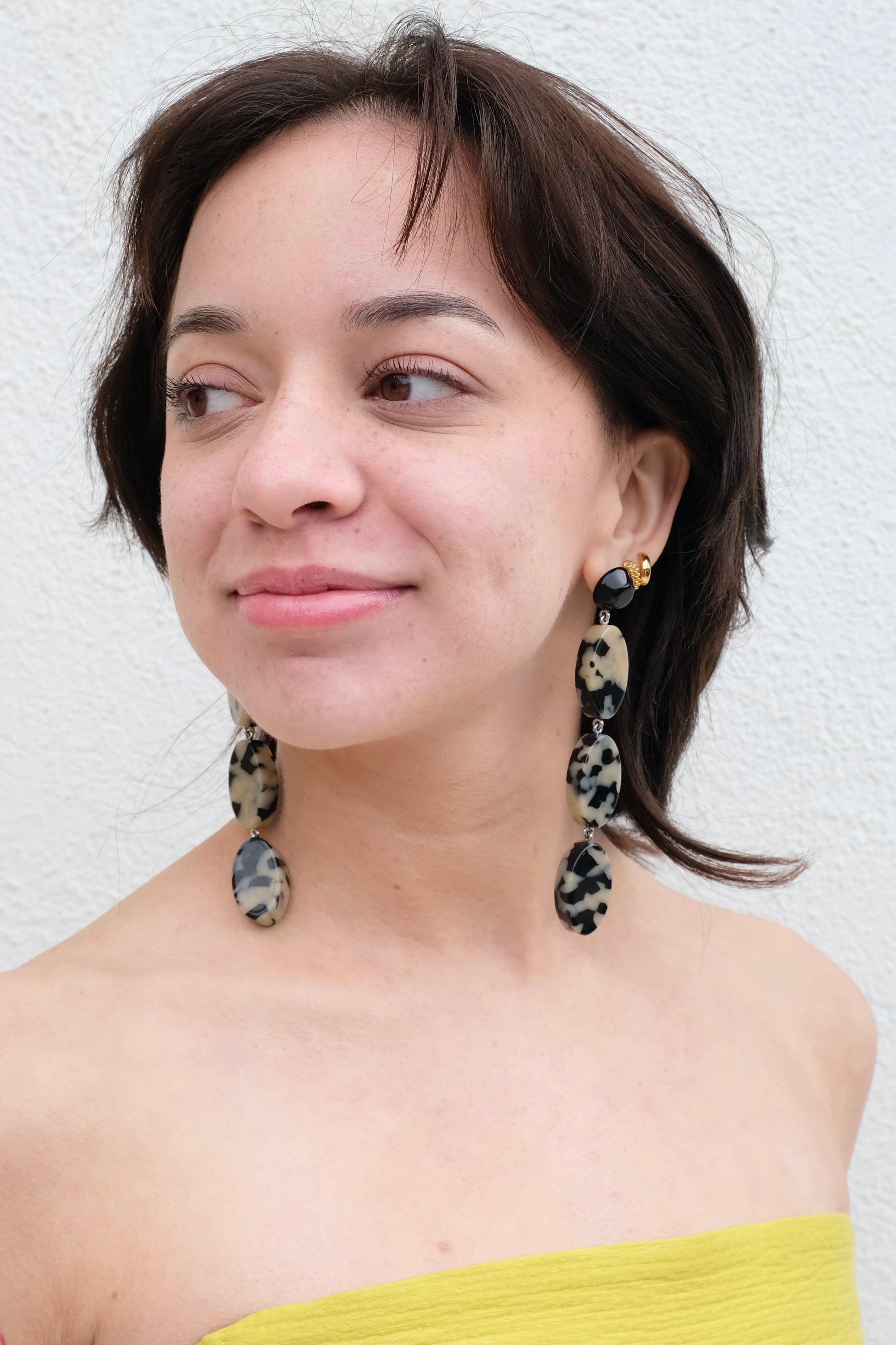 Rachel Comey Bond Earrings / Dalmation