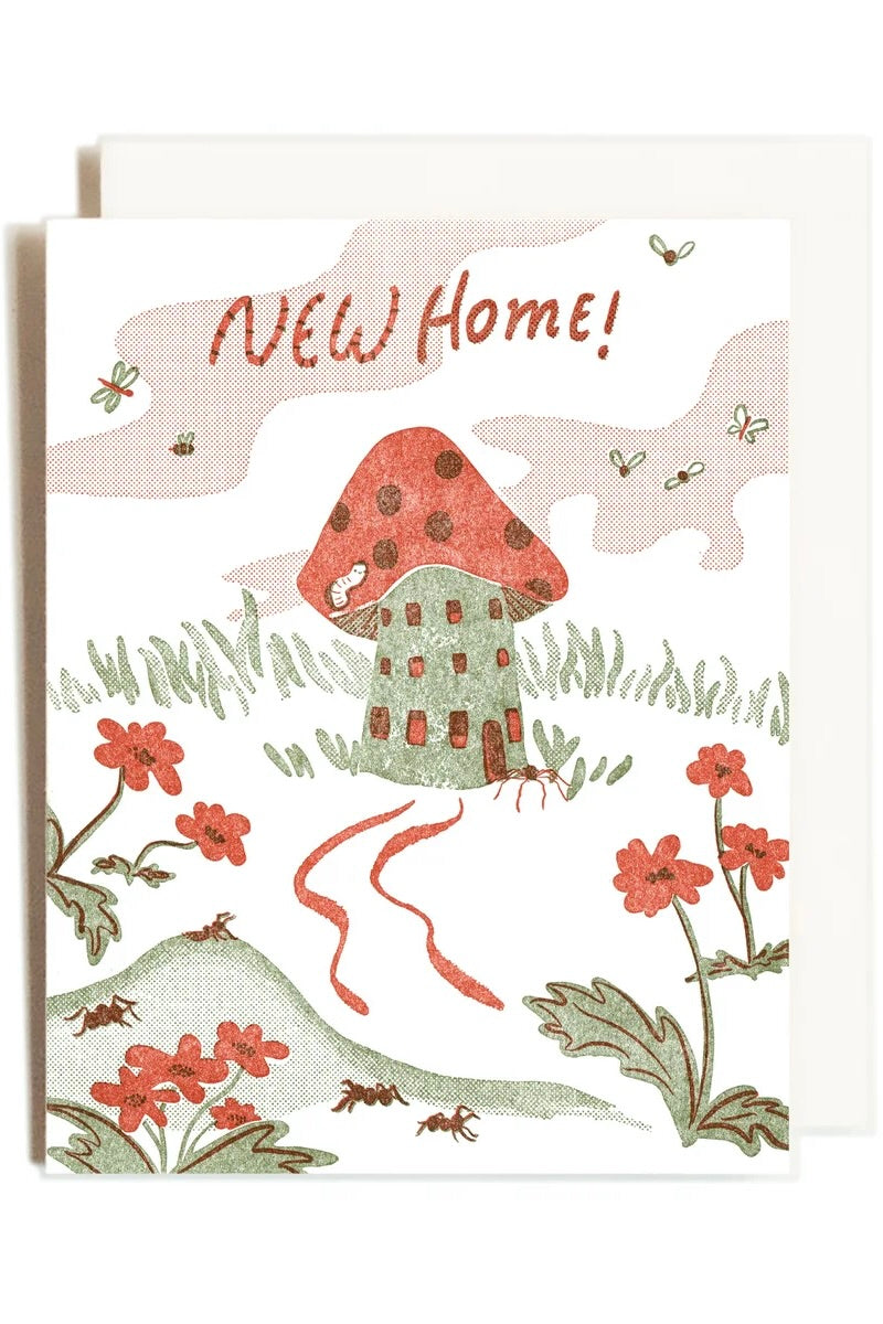 Homework Card / Mushroom Home
