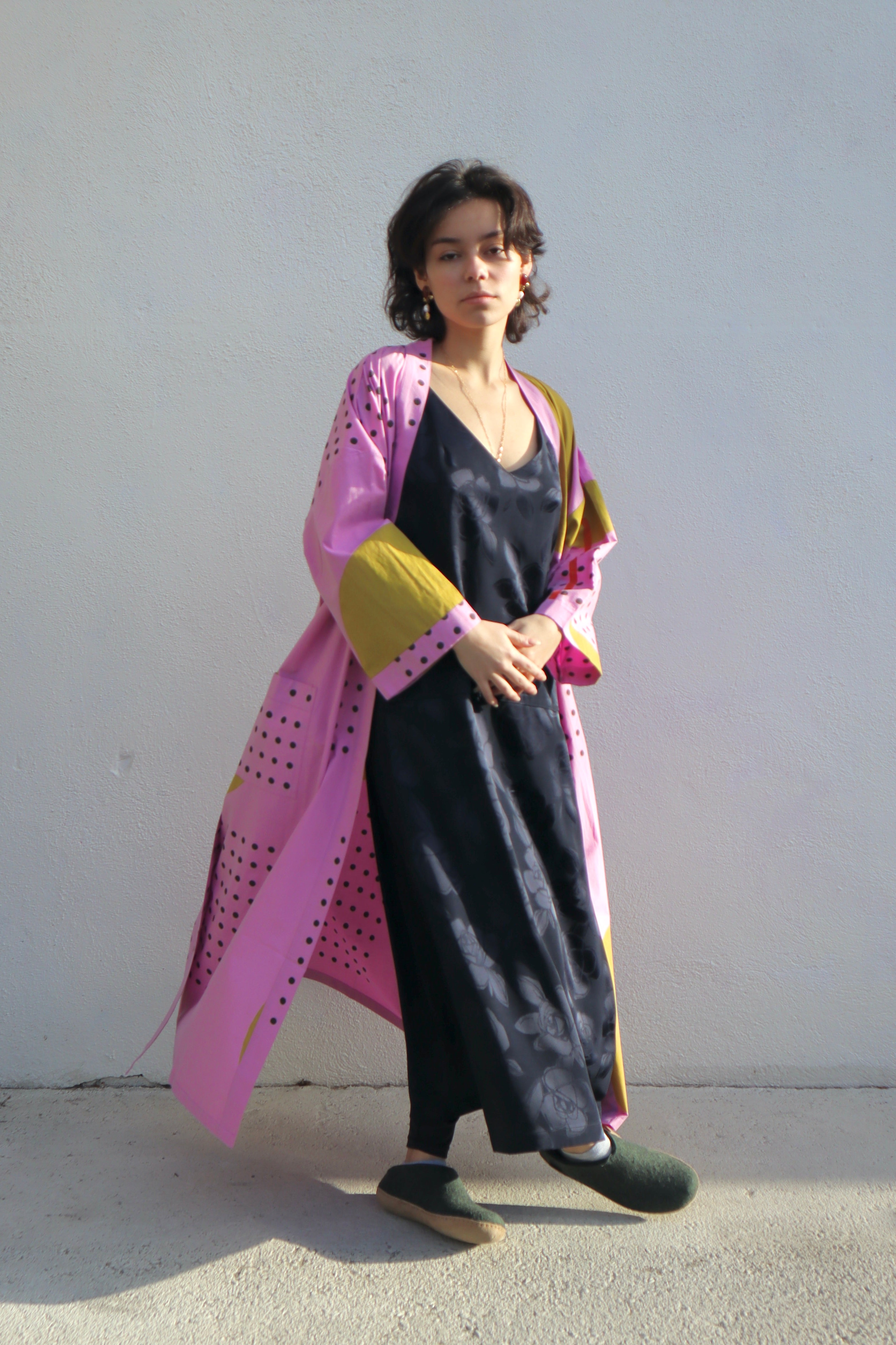 Bird of Paradise Robe / Lilac