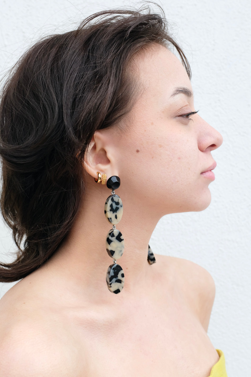 Rachel Comey Bond Earrings / Dalmation