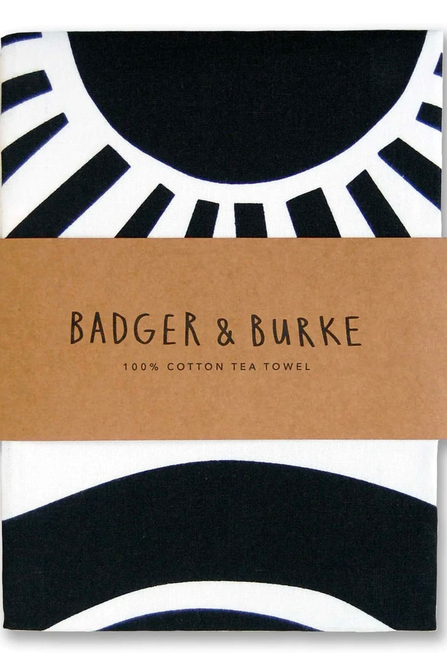 Badger & Burke Tea Towel / Sunset