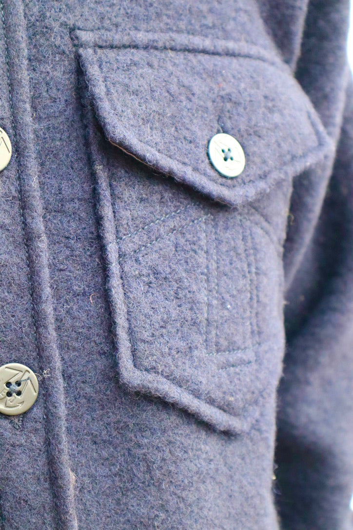CPO Shirt Boiled Wool / Navy