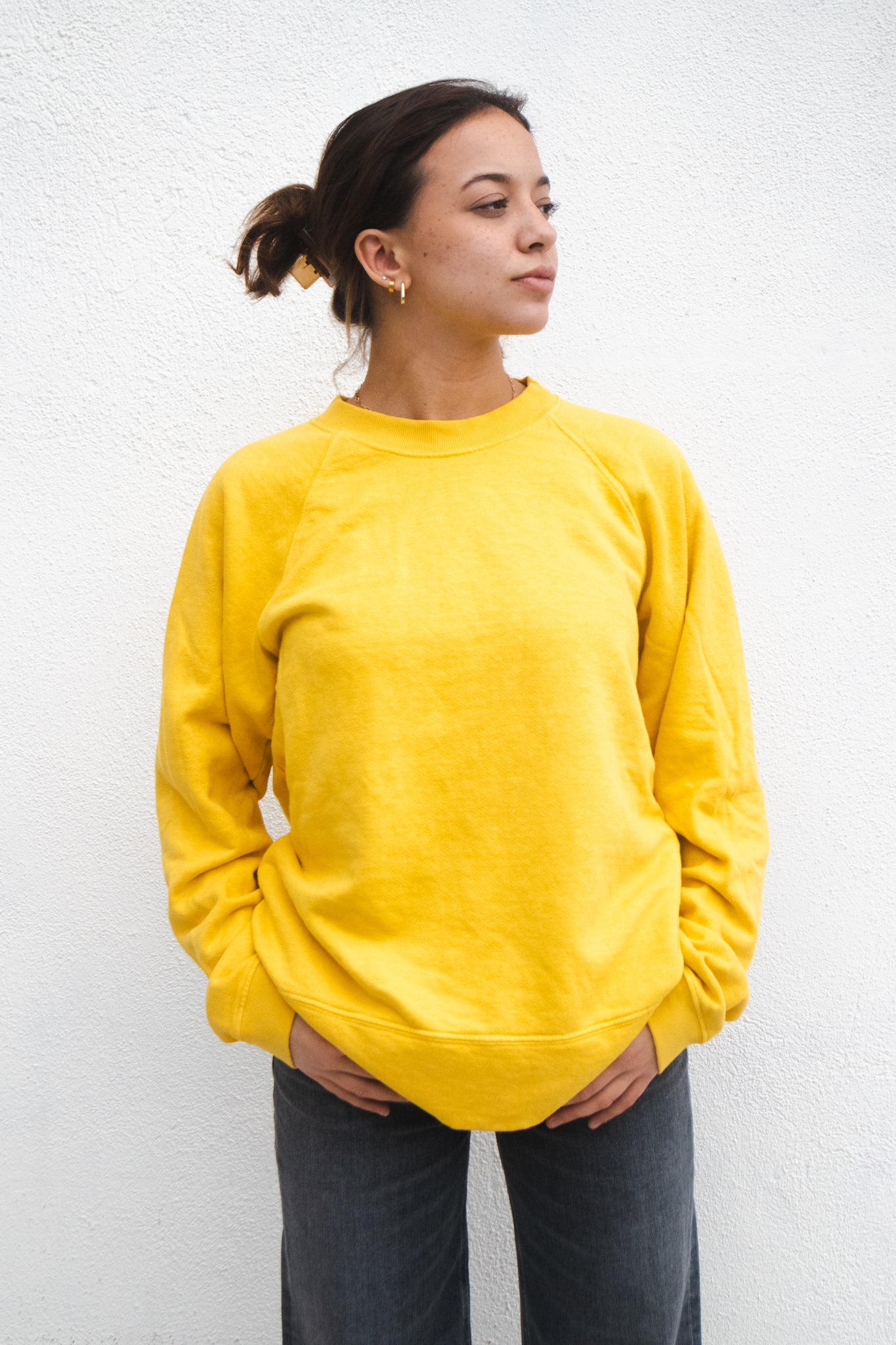 Jungmaven Sierra Raglan Sweatshirt / Sunshine Yellow