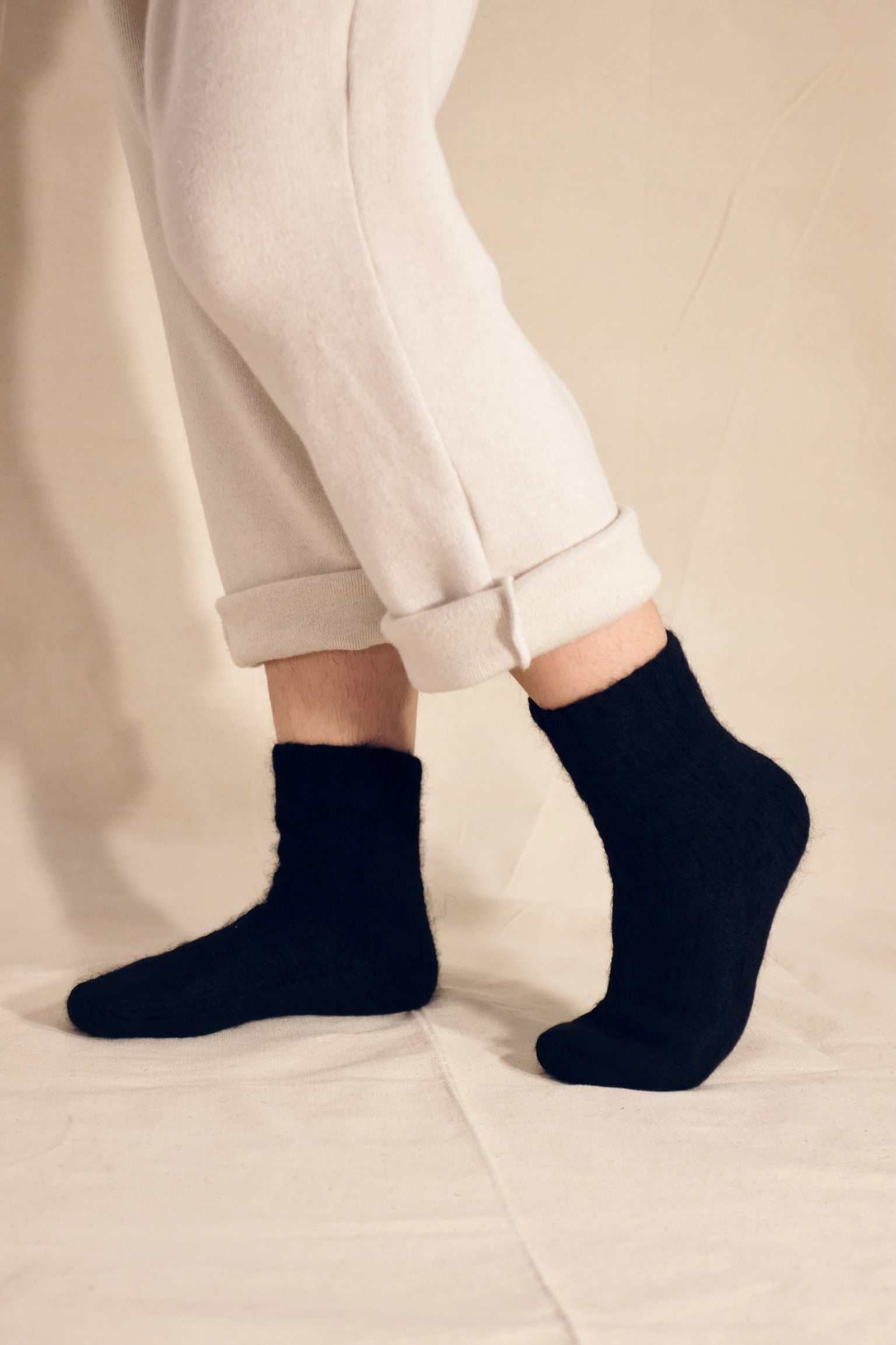 Bare Knitwear House Socks / Classic Black