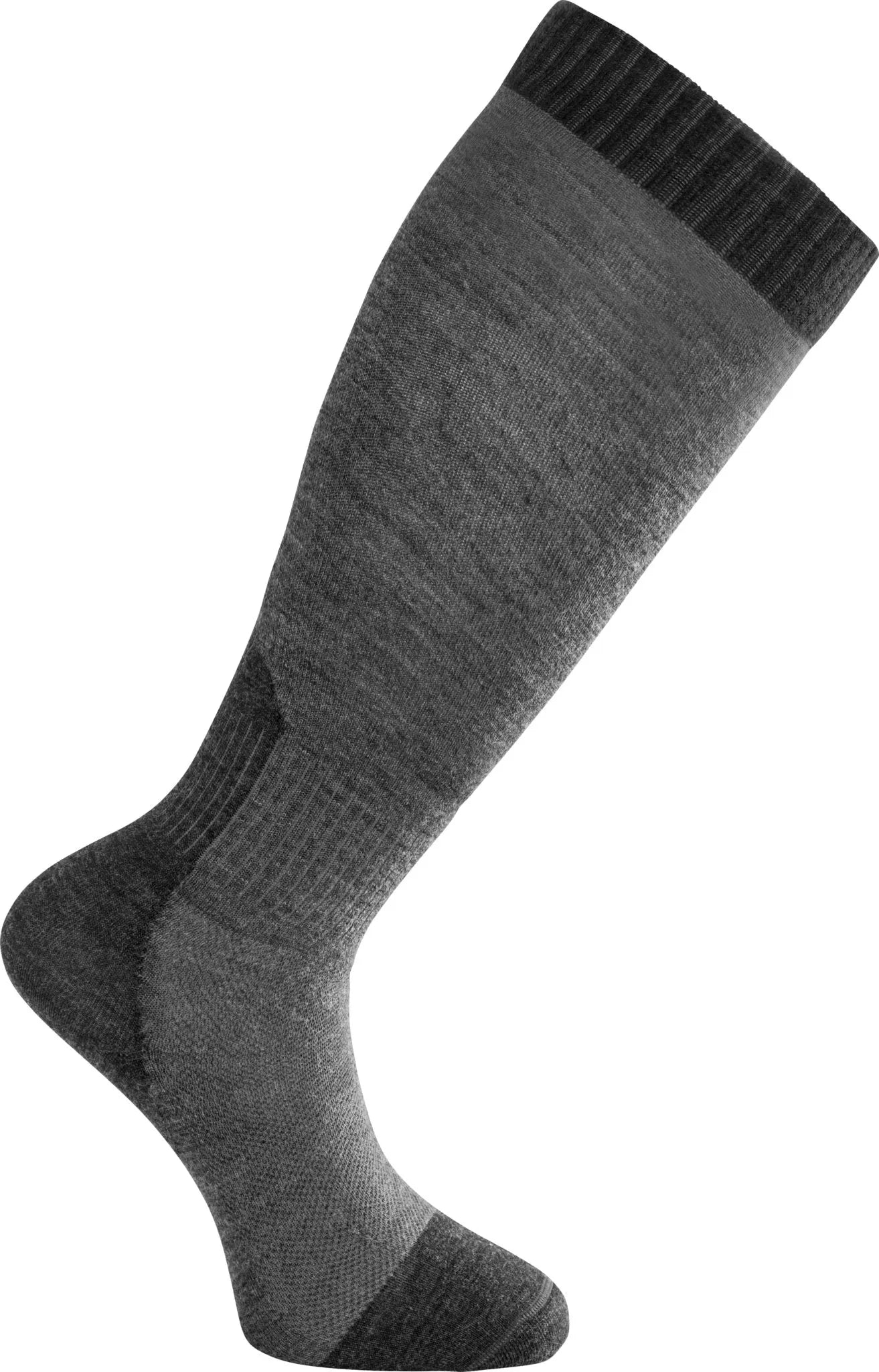 Skilled Knee High Liner Socks / Dark Grey/Grey