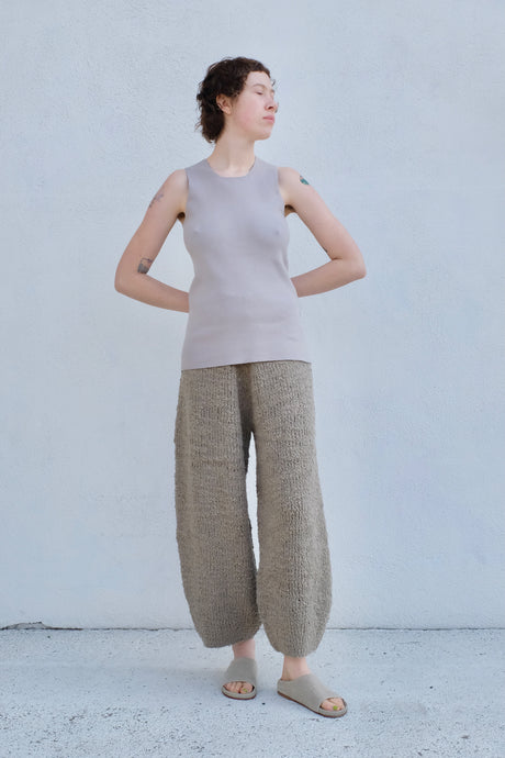 Lauren Manoogian Stretch Tank / Silver