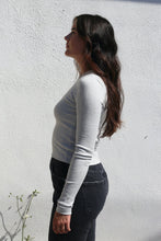 Alma Shrunken Crewneck Rib / Grey