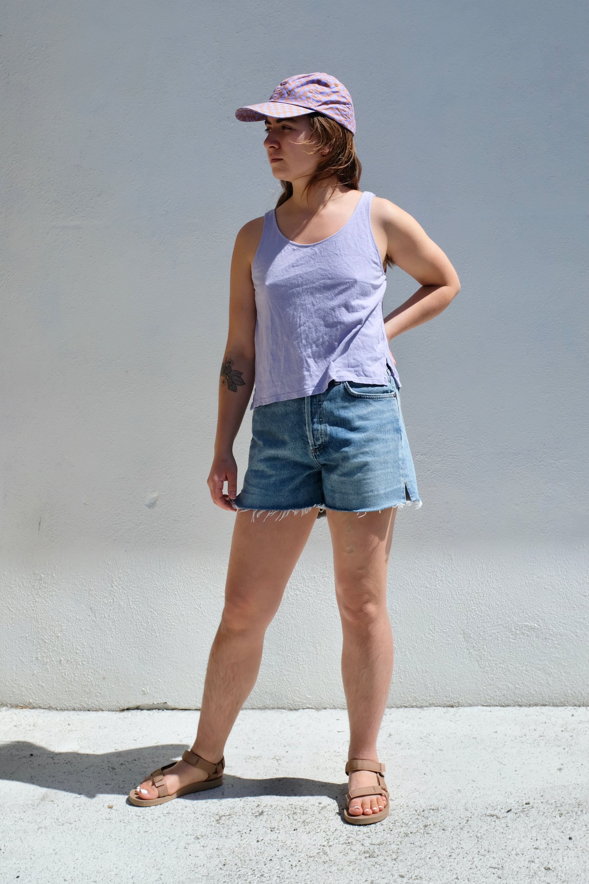 Cropped Tank / Misty Lilac – ad hoc penticton