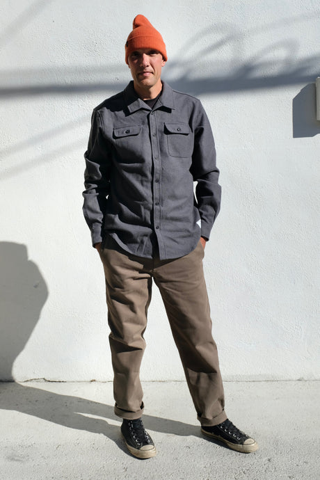 Anián The Twill Overshirt, Wolf