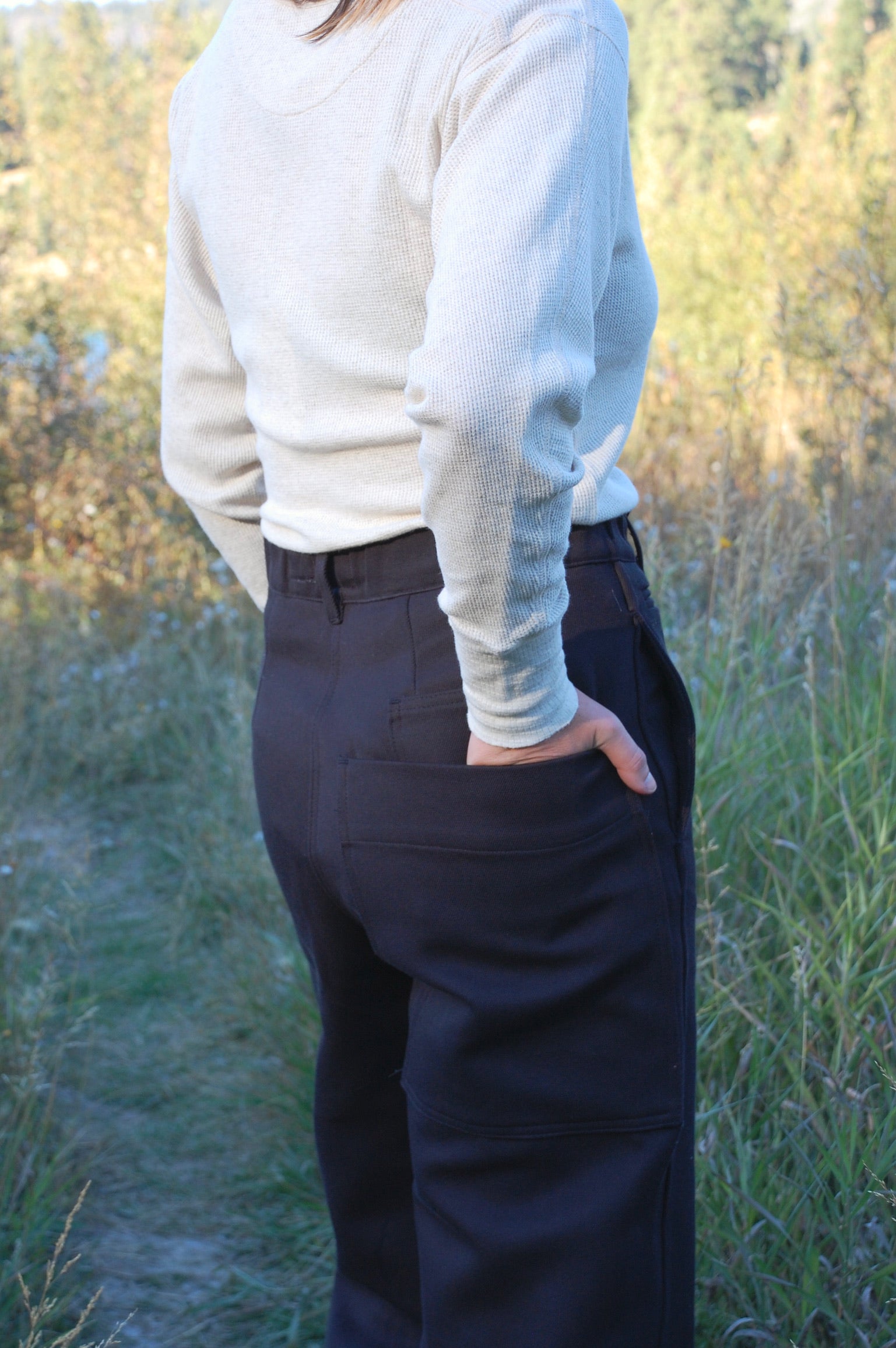 Girls of Dust / Bato Cotton Pasha Pants / Black