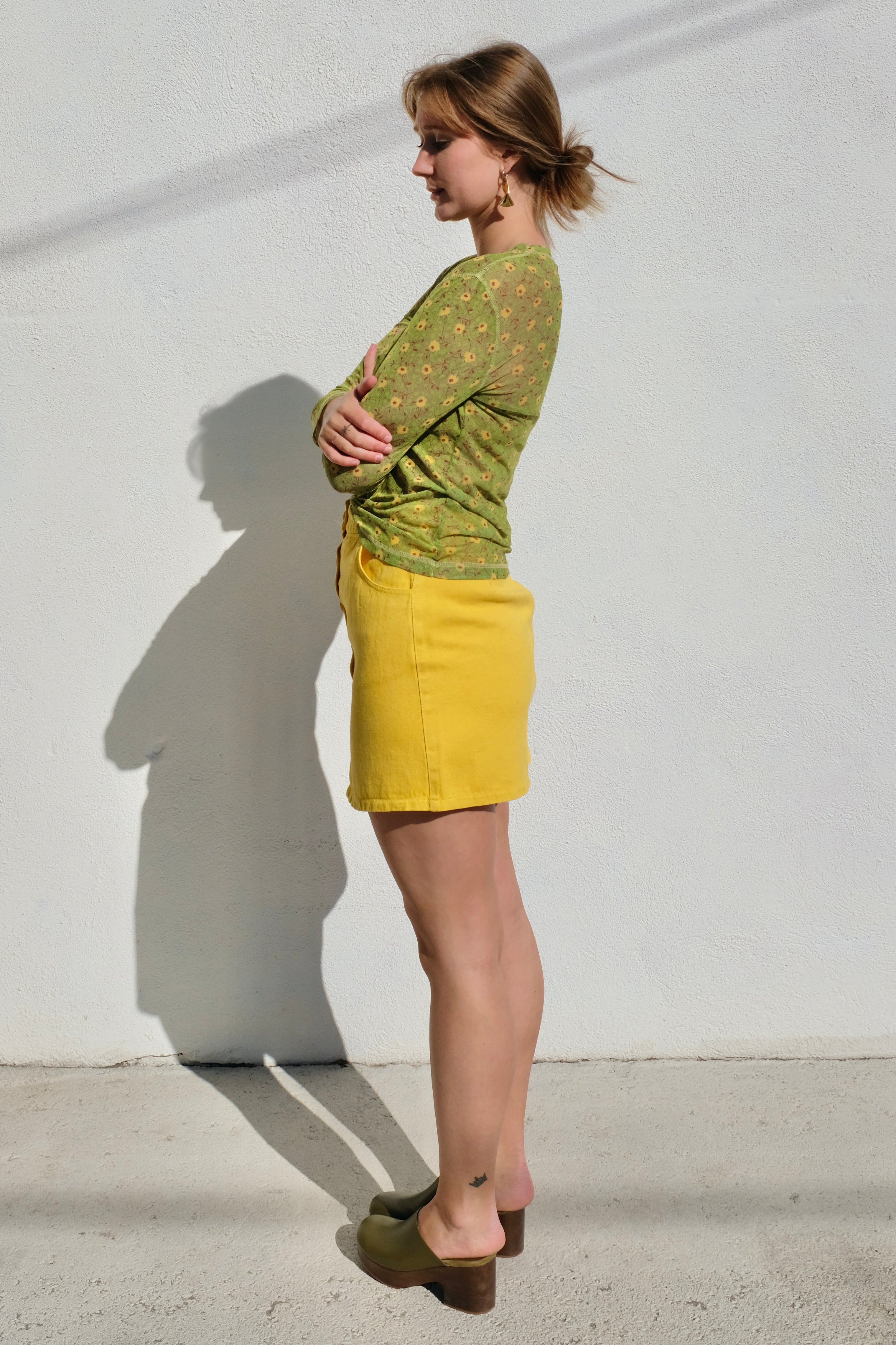 Jungmaven Vassar Skirt / Sunshine Yellow