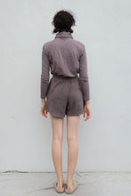 Stateside Sherpa Pull On Short, Walnut