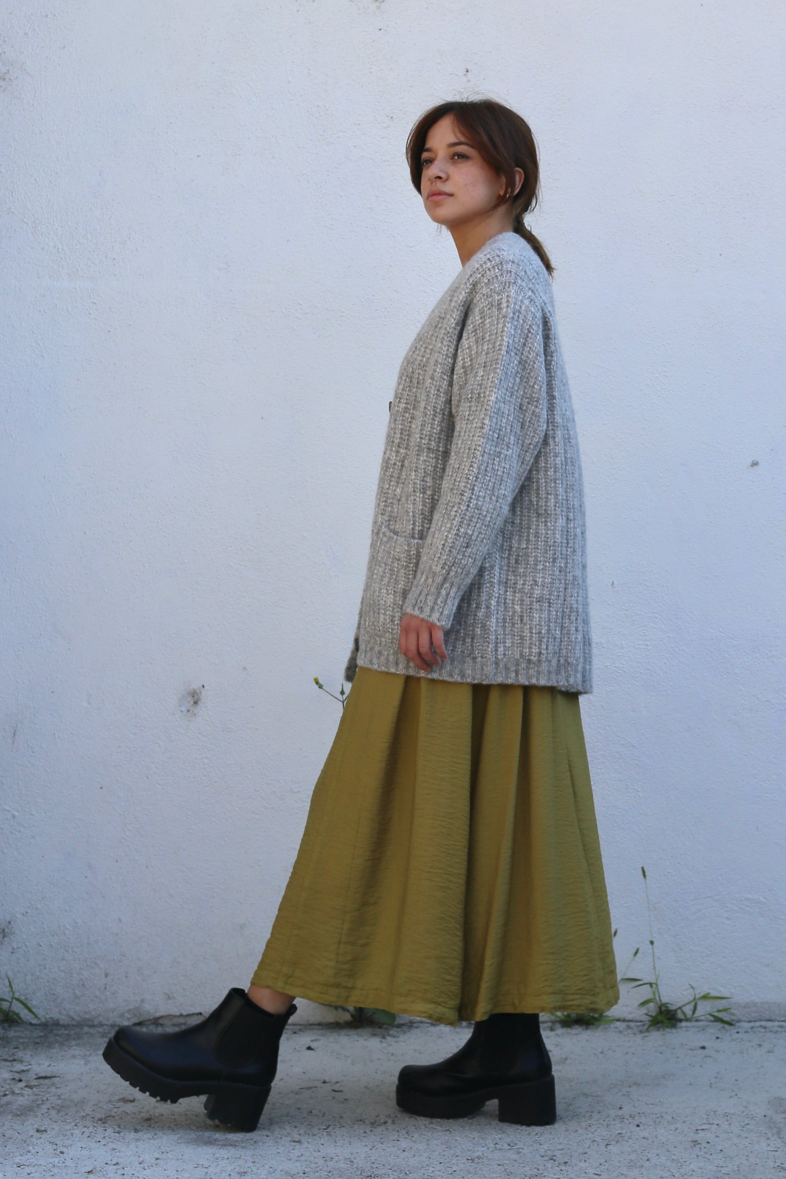 Bare Knitwear Harbour Cardi / Grey