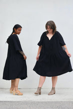 Miranda Bennett Morrison Dress Bubble Gauze / Black