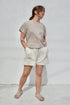 Jungmaven Cropped Lorel Tee / Canvas