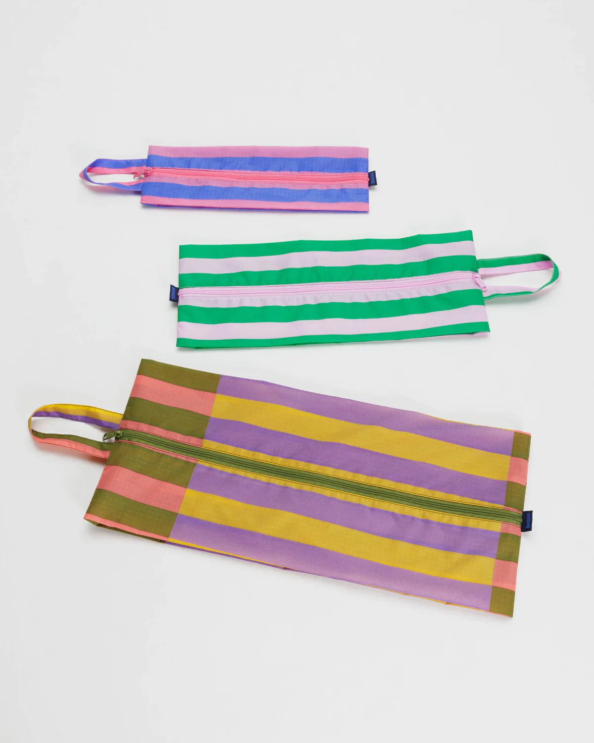 BAGGU 3D Zip Set / Awning Stripes