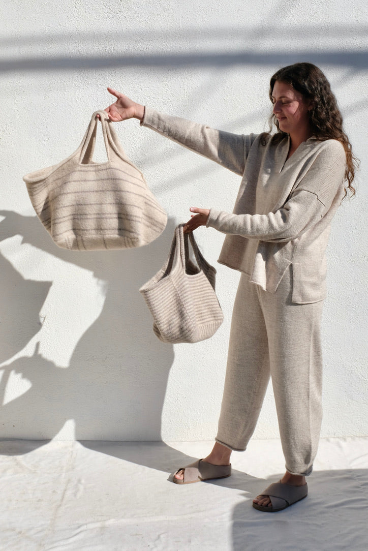 Lauren Manoogian Line Knit Market / Ecru