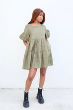 Bronze Age Nati Dress Linen / Lichen ( adhoc custom )