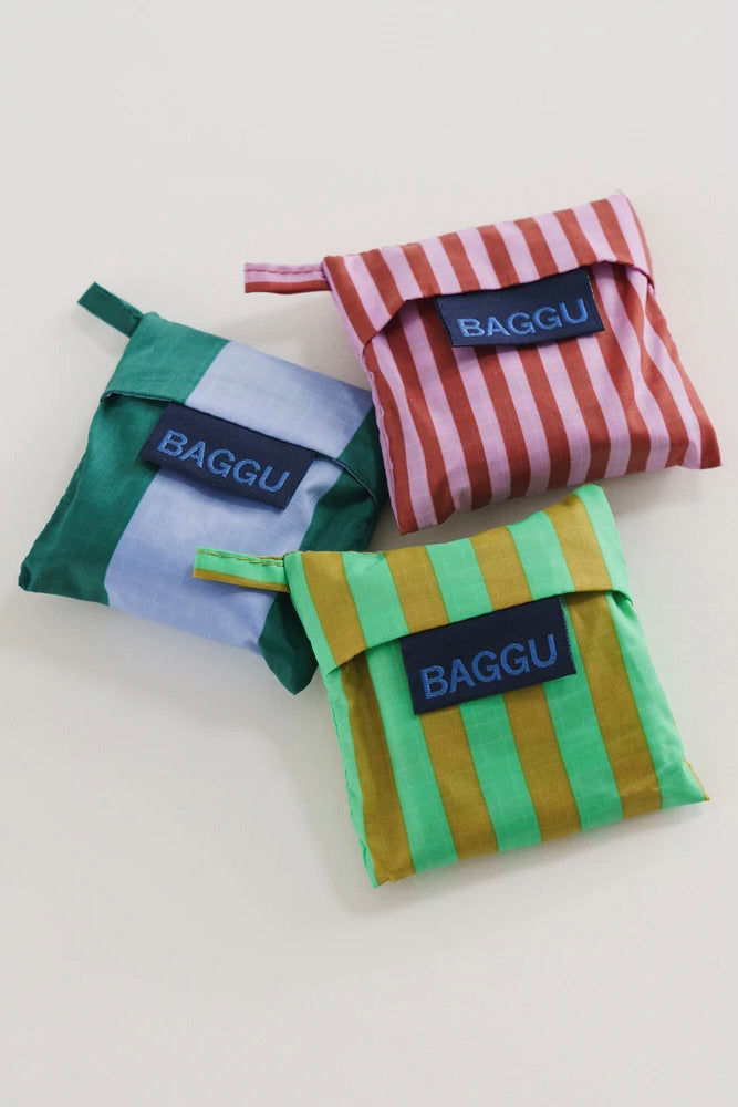 Wine BAGGU Set of 3 / Afternoon Stripes