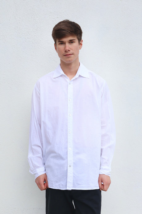 Collared Boyshirt / White