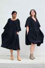 Miranda Bennett Morrison Dress Bubble Gauze / Black