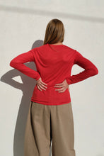Long Sleeve Tee - Bamboo Jersey / Yuam Red