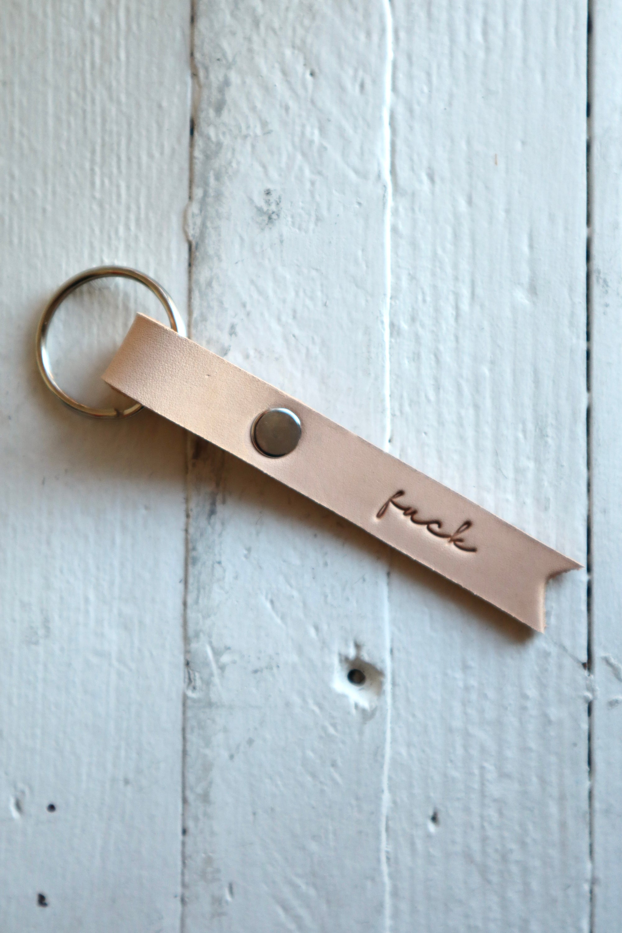 Loper&amp;Haas Keychains / Natural with Silver