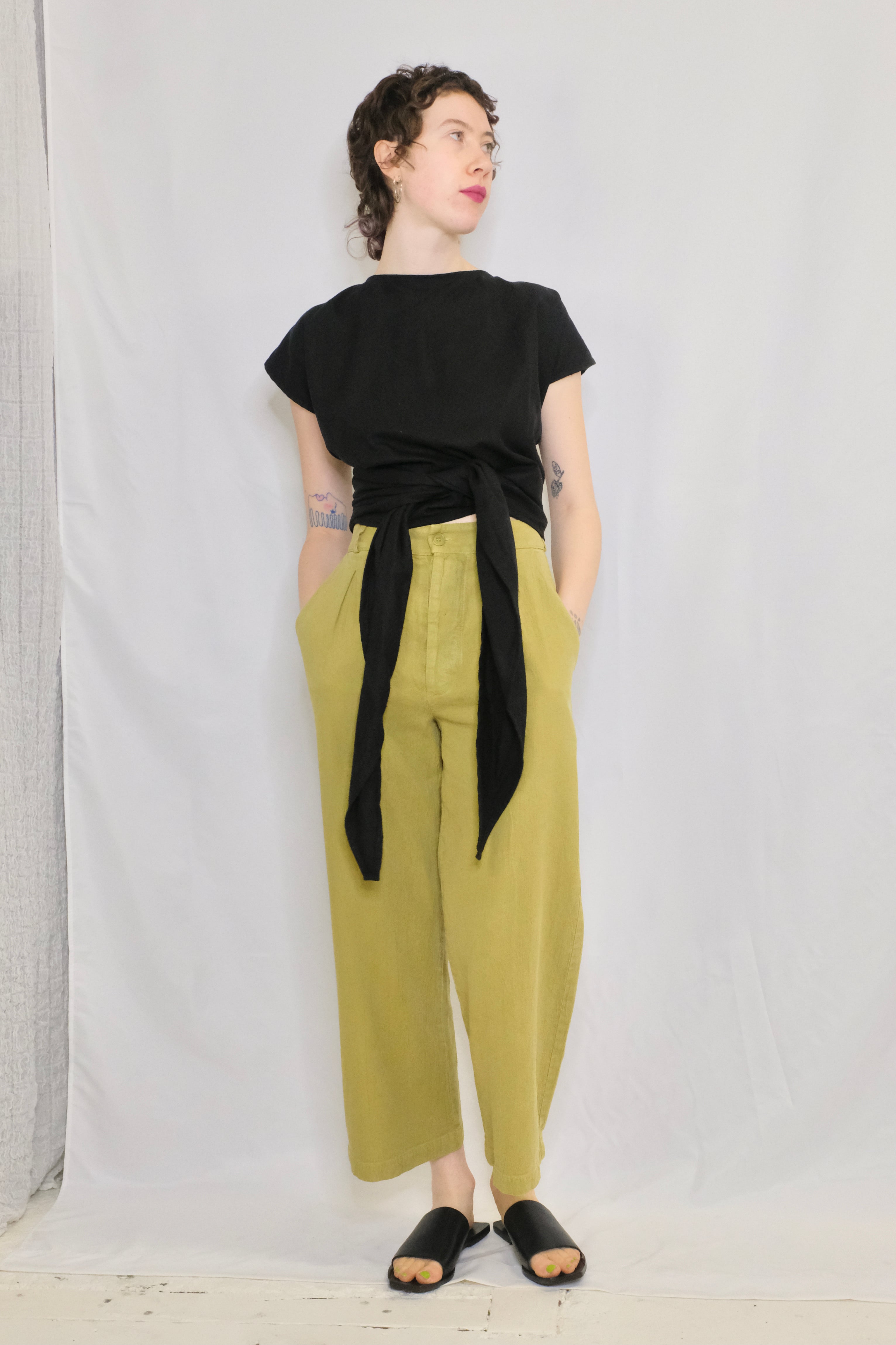 Miranda Bennett Hassinger Top Silk Noil / Black