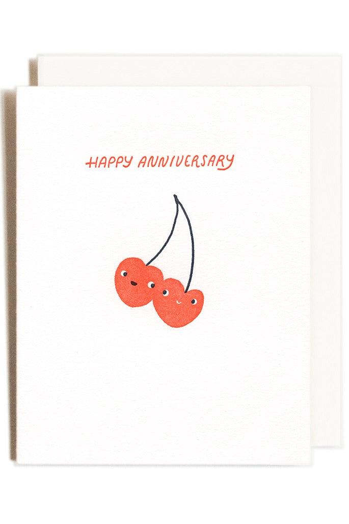 Homework Card / Anniversary Cherries