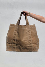 Small Lot Waxed Canvas Tote / Sage