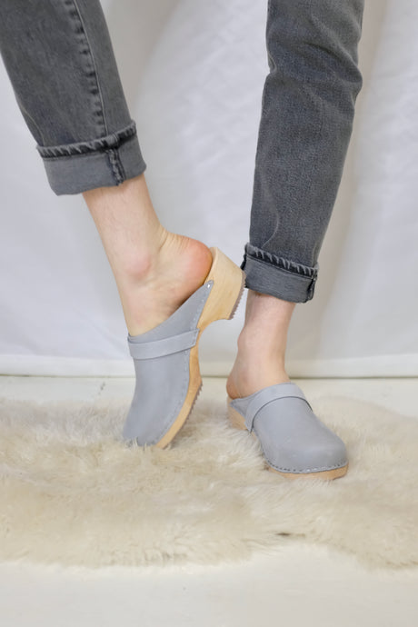 Lotta Classic Clogs / Sea Grey Oiled