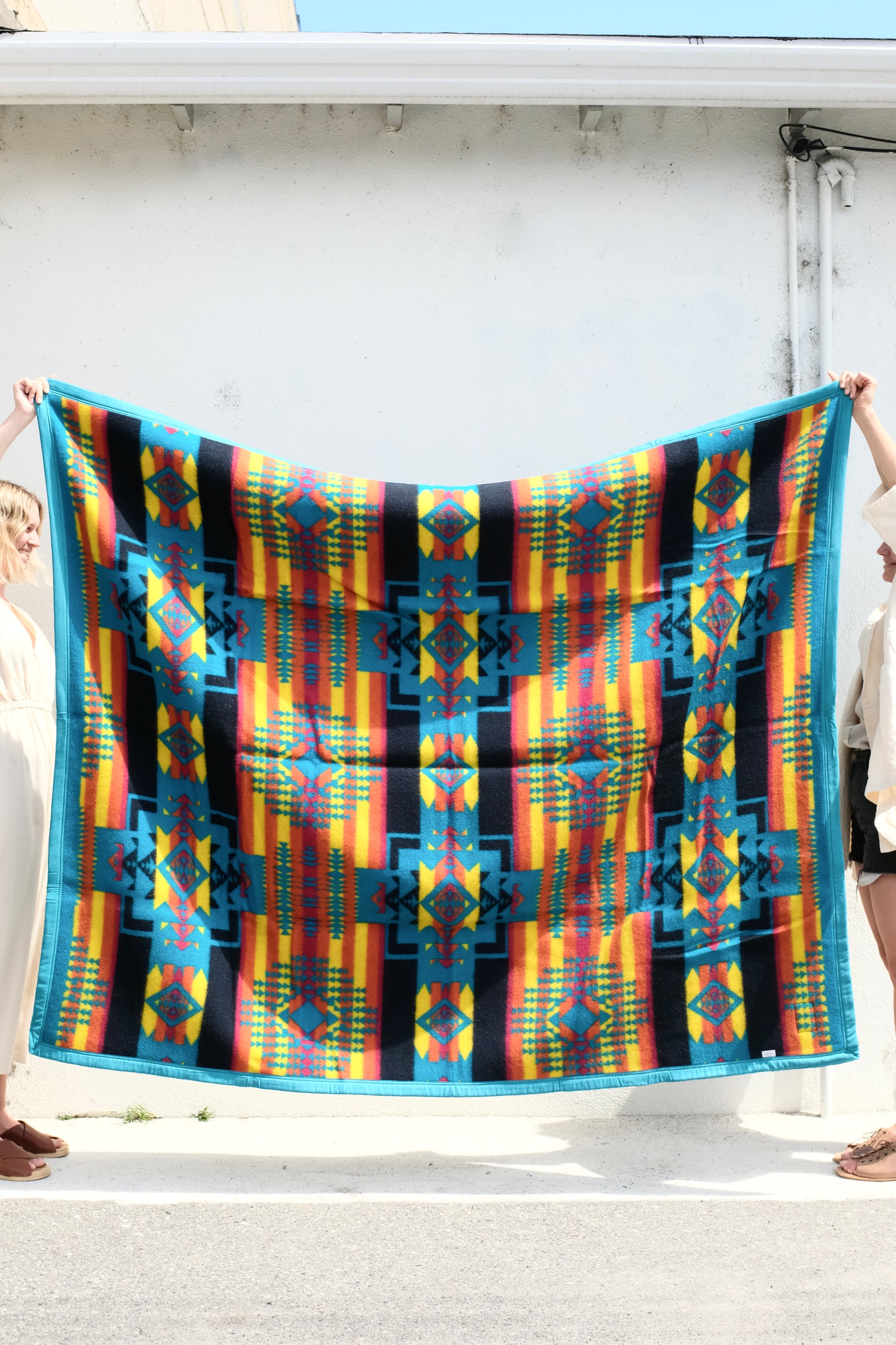 Boy Chief Blanket / Turquoise