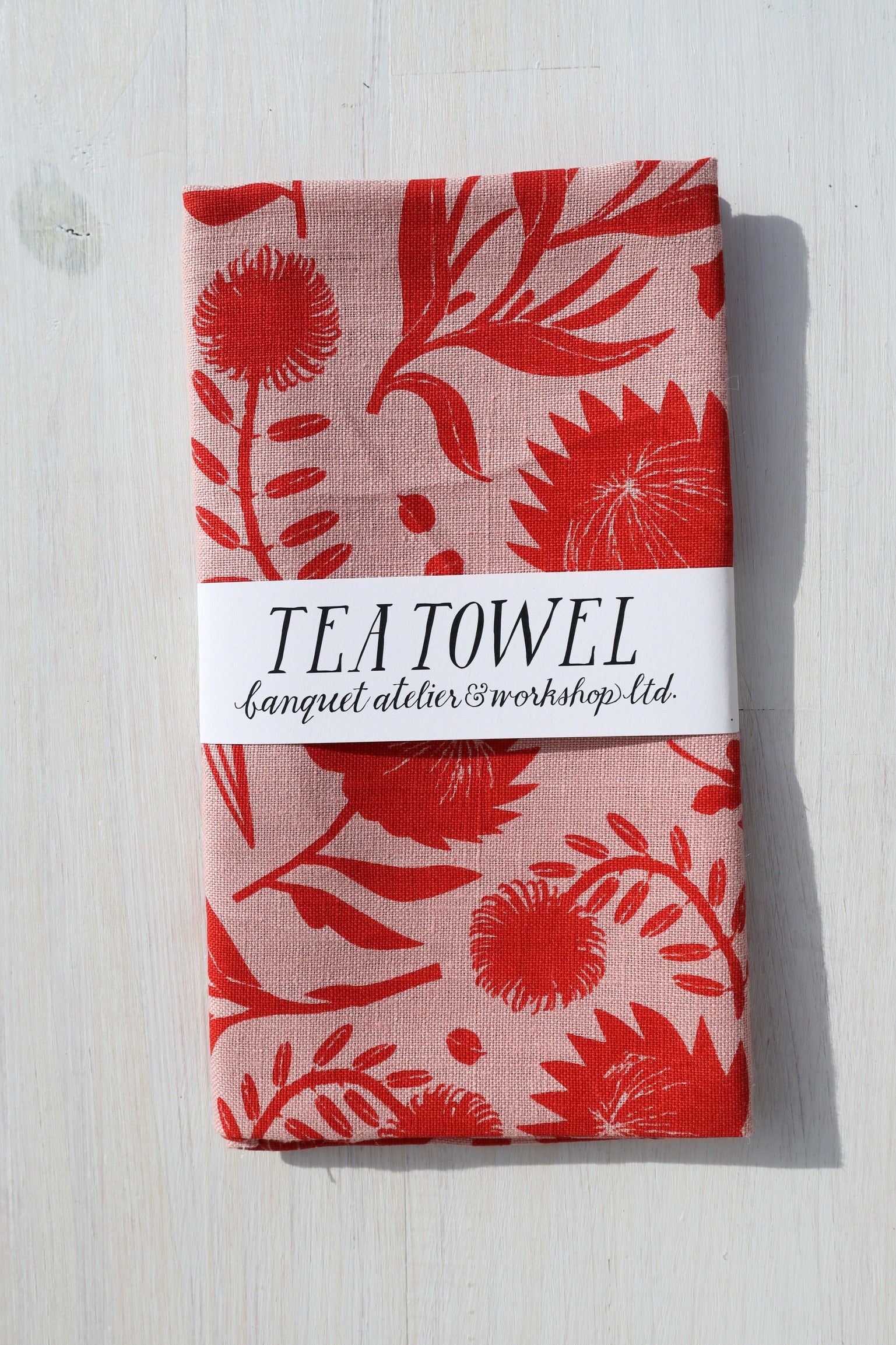 Banquet Linen Tea Towel / Tropical Flowers